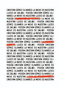 La nieve es nuestra, de CRISTIAN GóMEZ OLIVARES | portada del libro