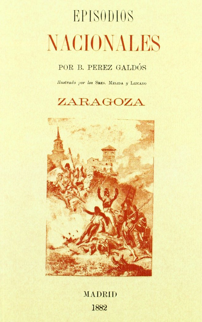 ZARAGOZA, de Benito Pérez Galdós | portada del libro