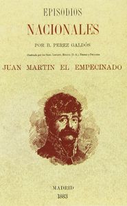 JUAN MARTIN EL EMPECINADO, de Benito Pérez Galdós | portada del libro