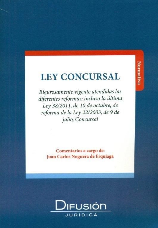 LEY CONCURSAL, de NOGUERA DE ERQUIAGA | portada del libro