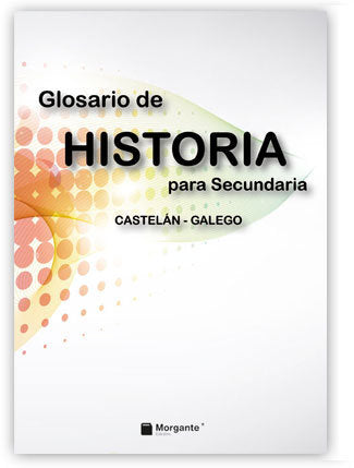 Glosario de historia para secundaria castelán-galego, de González Piñeiro | portada del libro