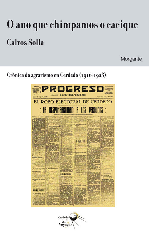 O ano que chimpamos o cacique, de Solla Varela | portada del libro