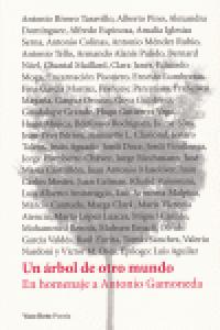 Un árbol de otro mundo, de Gamoneda, Antonio | portada del libro