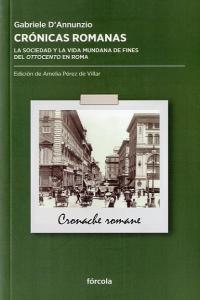 Crónicas romanas, de D'Annunzio, Gabriele | portada del libro