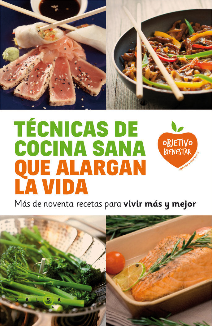 Técnicas de cocina sana que alargan la vida, de AA. VV. | portada del libro