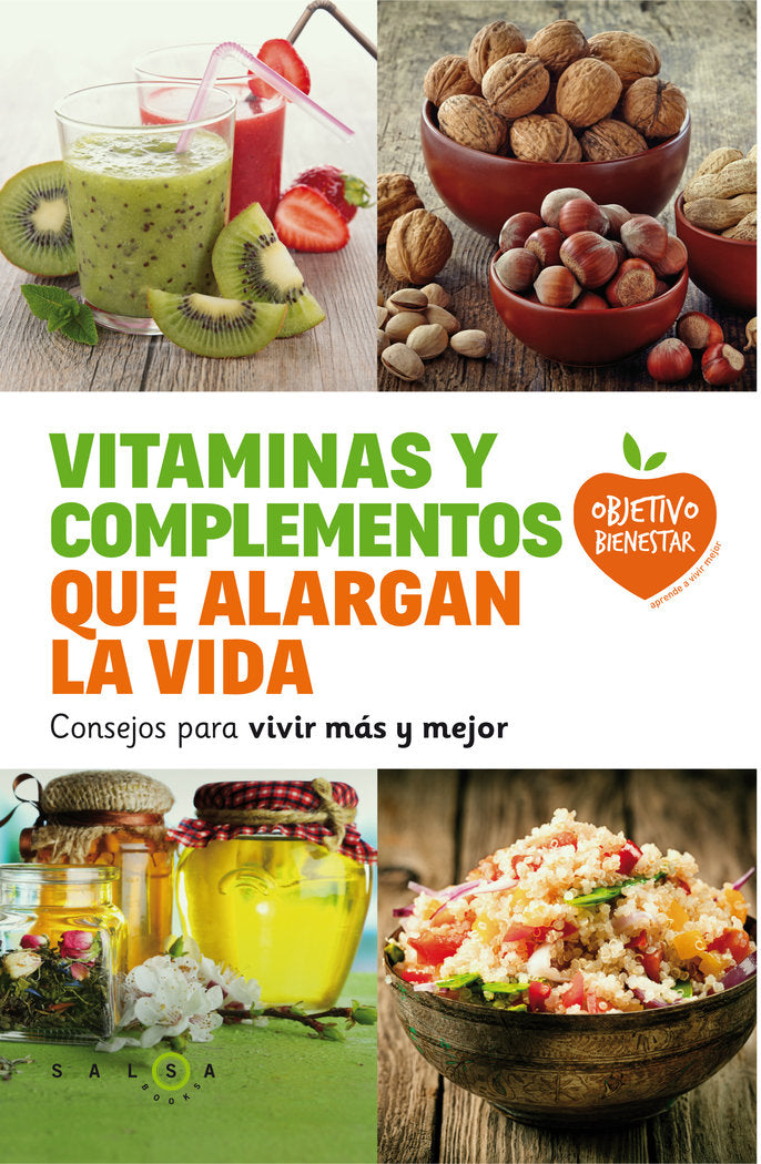 Vitaminas y complementos que alargan la vida, de AA. VV. | portada del libro