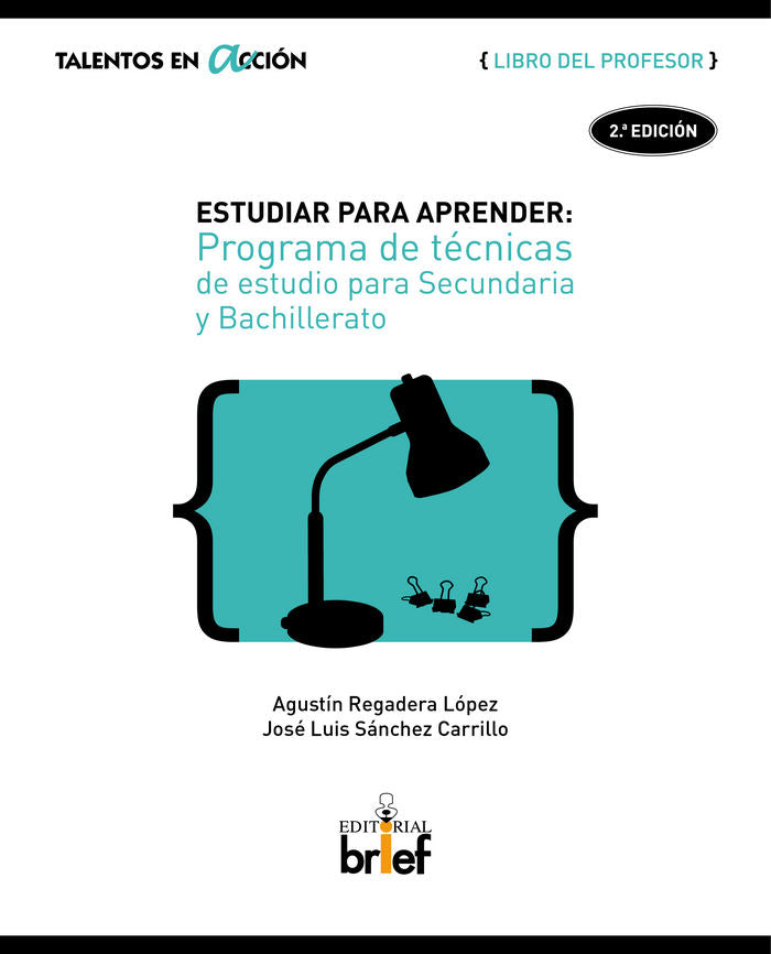 Estudiar para aprender (Libro del profesor), de Regadera López | portada del libro
