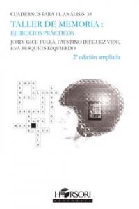 Taller de memoria: ejercicios prácticos, de Gich Fullà | portada del libro