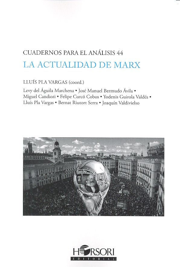 La actualidad de Marx, de Pla Vargas (Coord.) | portada del libro
