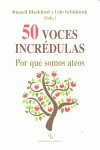 50 voces incrédulas, de Varios autores | portada del libro