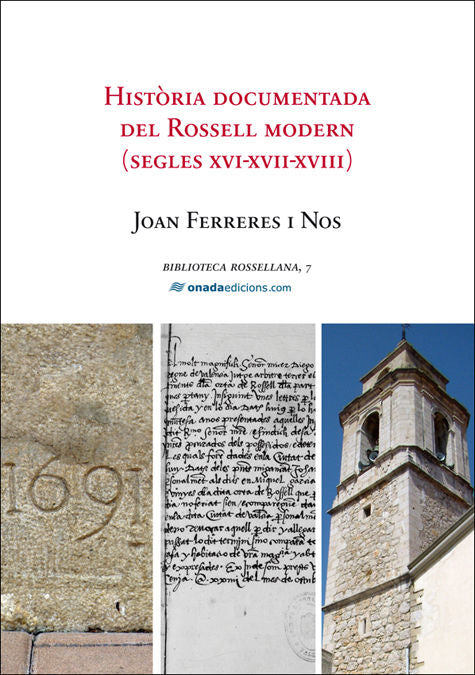 Història documentada del Rossell modern, de Ferreres i Nos | portada del libro