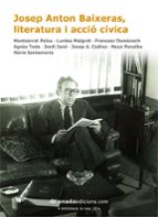 Josep Anton Baixeras, literatura i acció cívica, de Magí Sunyer | portada del libro