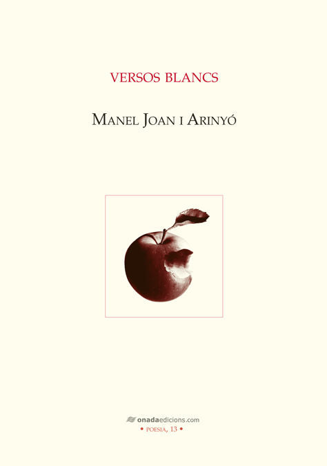 Versos blancs, de Joan i Arinyó, Manel | portada del libro