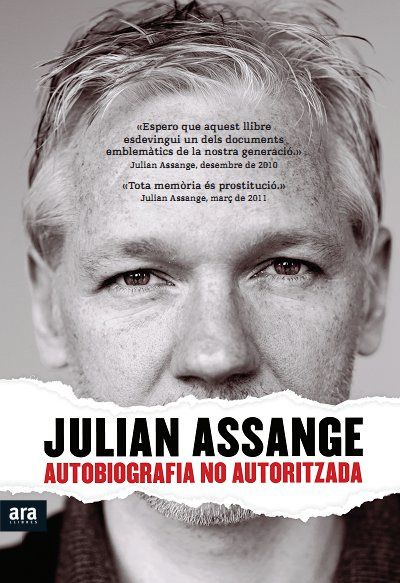 Autobiografia no autoritzada, de Julian Assange | portada del libro