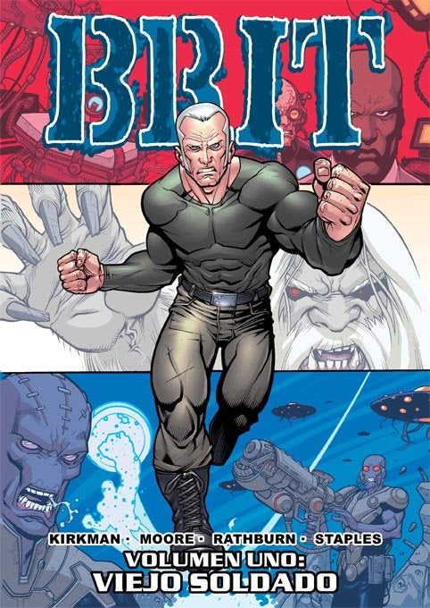 Brit 1, Viejo soldado, de Kirkman | portada del libro