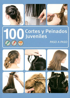 100 cortes y peinados juveniles, de Vv. Aa. | portada del libro