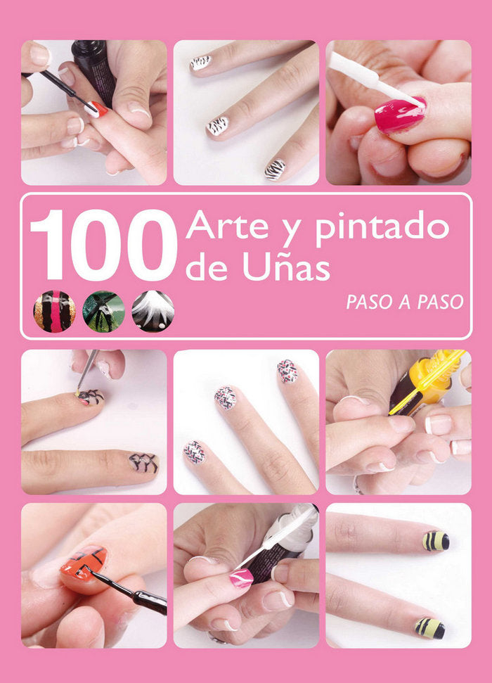 100 Arte y Pintado de Uñas, de Oscar Asensio | portada del libro