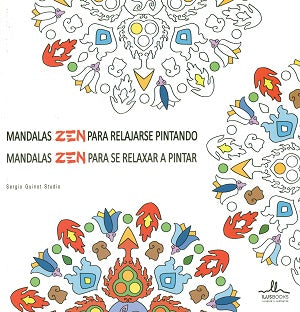 Mandalas zen para relajarse pintando, de Sergio Guinot Studio | portada del libro