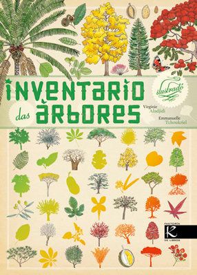 Inventario ilustrado das árbores, de Aladjidi, Virginie | portada del libro