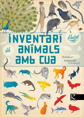 Inventari il.lustrat dels animais amb cua, de Aladjidi, Virginie | portada del libro