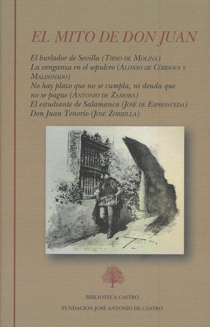 El mito de Don Juan, de Tirso de Molina | portada del libro