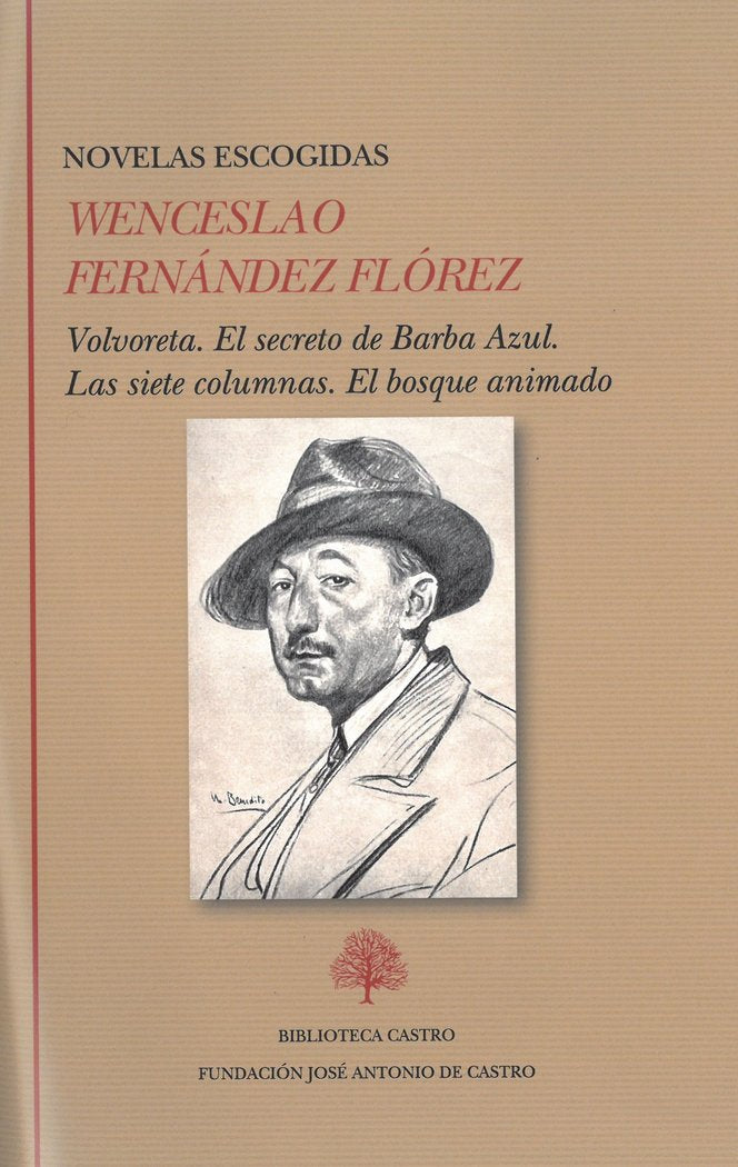 Novelas escogidas: Volvoreta. El secreto de Barba Azul. Las siete columnas. El bosuqe animado, de FERNANDEZ FLOREZ | portada 