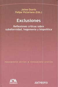 EXCLUSIONES, de OSORIO,JAIME | portada del libro