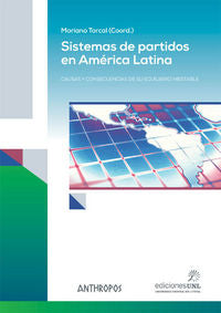 Sistemas de partidos en América Latina, de MARIANO TORCAL | portada del libro