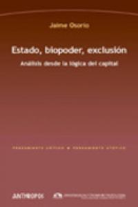 Estado, biopoder, exclusión, de OSORIO, JAIME | portada del libro