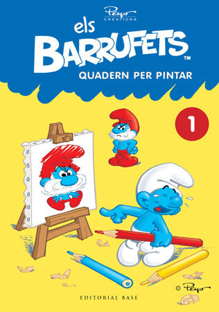 Els Barrufets. Quadern per pintar, 1, de Culliford, Pierre | portada del libro
