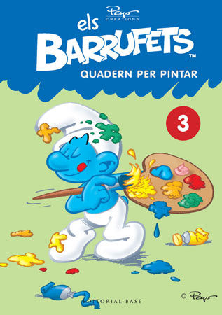 Els Barrufets. Quadern per pintar, 3, de Culliford, Pierre | portada del libro