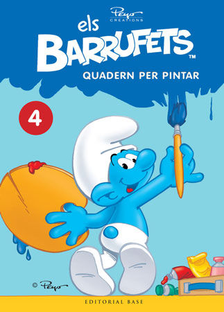 Els Barrufets. Quadern per pintar, 4, de Culliford, Pierre | portada del libro