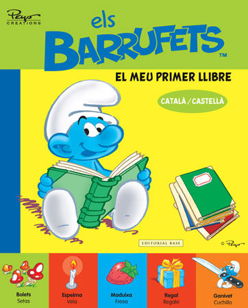 Els Barrufets. El meu primer llibre (Català-Castellà), de Culliford, Pierre | portada del libro