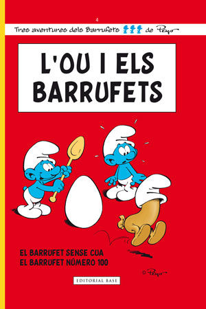 L'ou i els Barrufets, de Delporte, Yvan | portada del libro