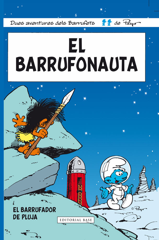 El Barrufonauta, de Culliford, Pierre (Peyo) | portada del libro
