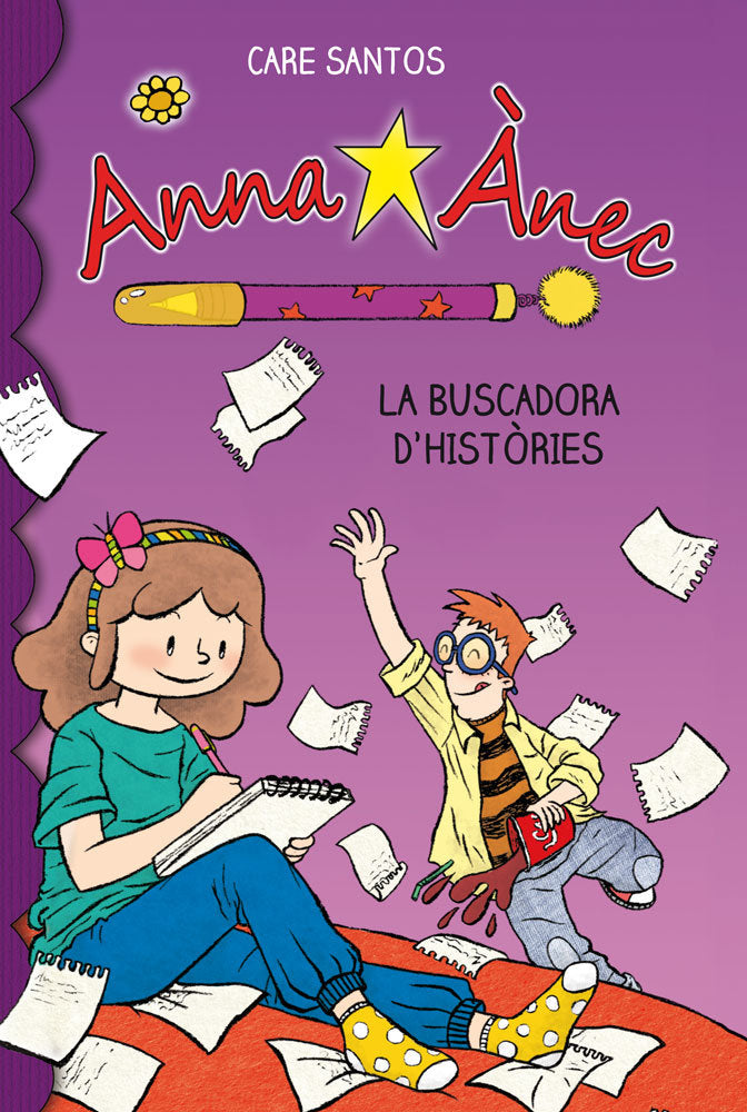 Anna Ànec 1. La buscadora d'històries, de Santos Torres, Care | portada del libro