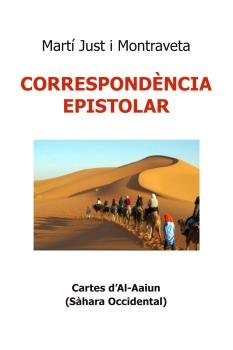 CORRESPONDENCIA EPISTOLAR, de JUST MONTRAVETA, MARTI | portada del libro