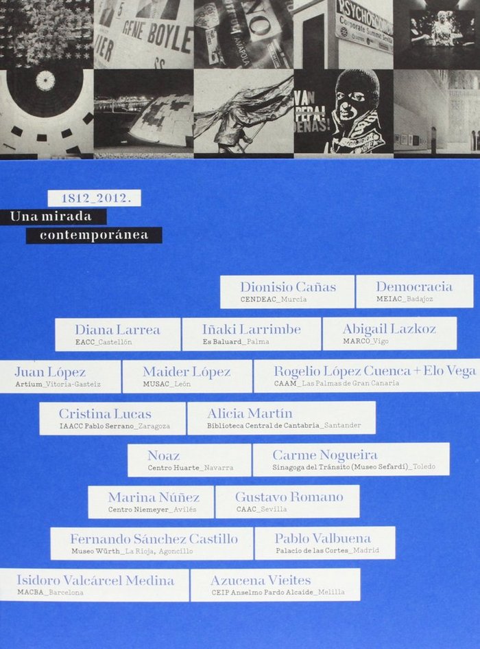 1812-2012 UNA MIRADA CONTEMPORANEA (AZUL), de CHUST CALERO | portada del libro