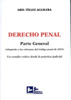 DERECHO PENAL, de ABEL TELLEZ AGUILERA | portada del libro
