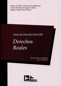 CURSO DERECHO CIVIL, de DE PABLO CONTRERAS | portada del libro