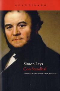 Con Stendhal, de Leys, Simon | portada del libro