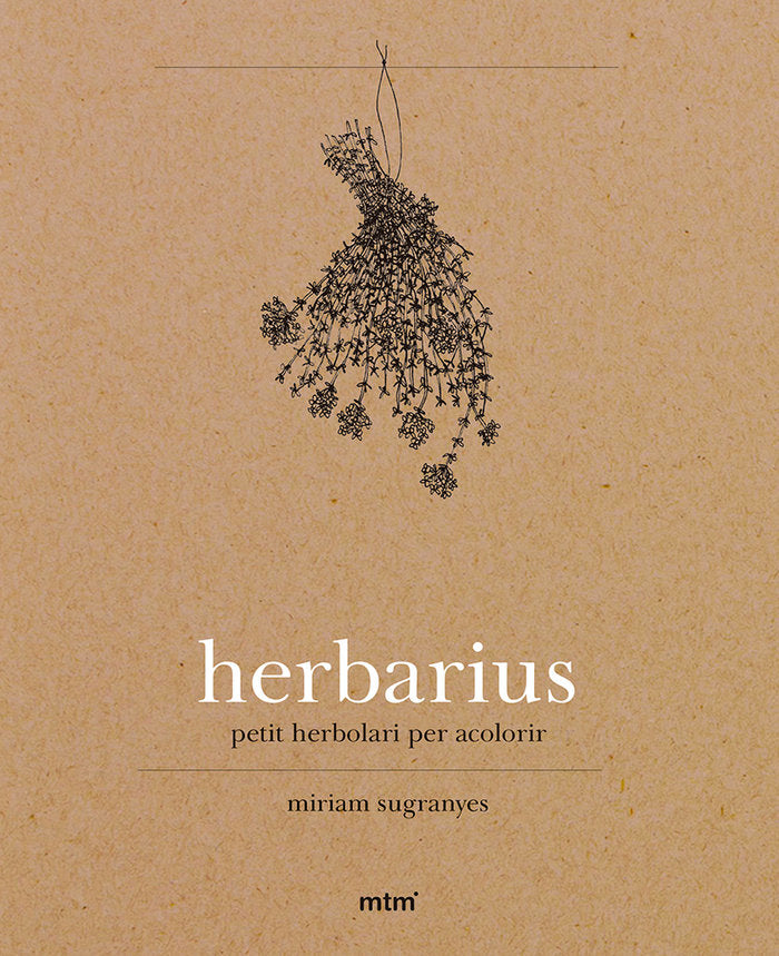 Herbarius, petit herbolari per acolorir, de SUGRANYES, MIRIAM | portada del libro