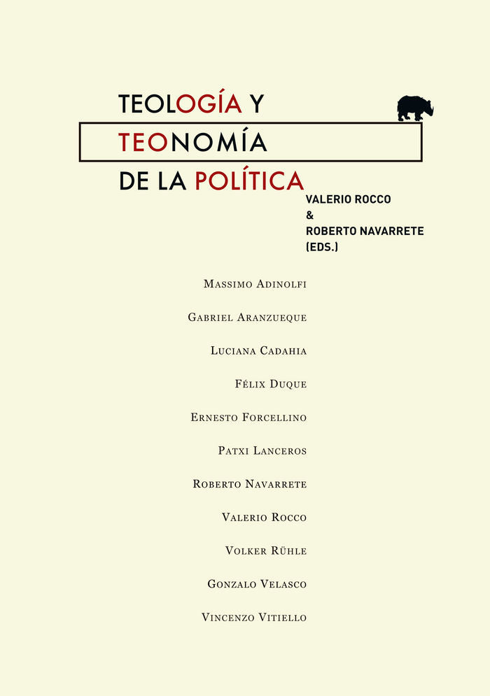Teología y teonomía de la política, de Varios Autores | portada del libro