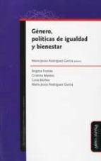 GéNERO, POLíTICAS DE IGUALDAD Y BIENESTAR, de Varios autores | portada del libro