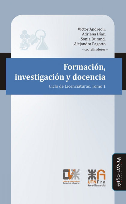 Formación, investigación y docencia, de Andreoli | portada del libro