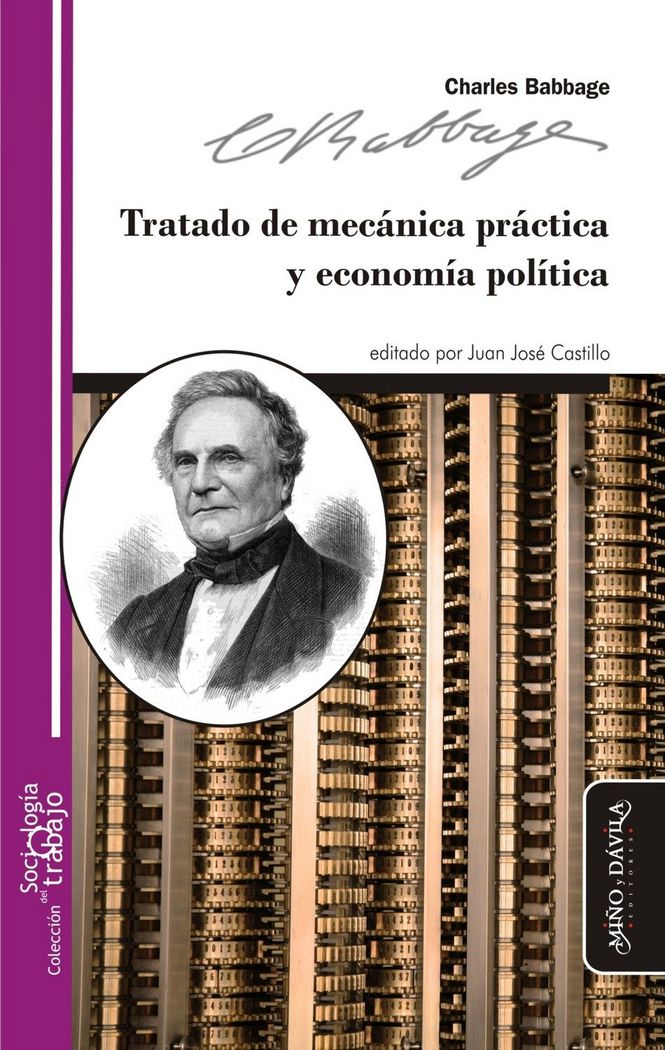 Tratado de mecánica práctica y economía política, de Babbage | portada del libro