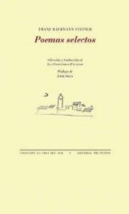POEMAS SELECTOS, de FRANZ BAERMANN STEINER | portada del libro