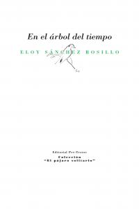 EN EL ARBOL DEL TIEMPO PT-1190, de Sánchez Rosillo | portada del libro