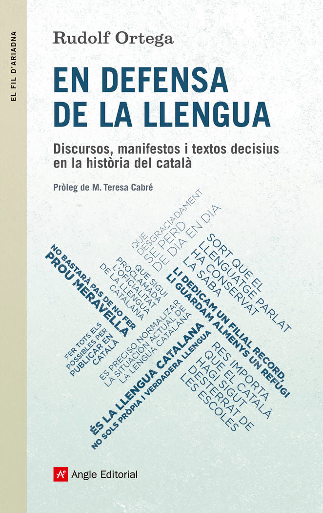 En defensa de la llengua, de Ortega Robert, Rudolf | portada del libro