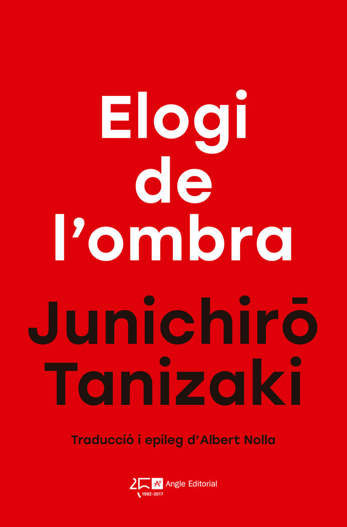 Elogi de l'ombra, de Tanizaki, Junichirô | portada del libro
